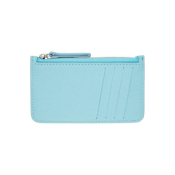 Maison Margiela Four Stitches Card Holder ~ Blue & Green - Picture 1 of 4
